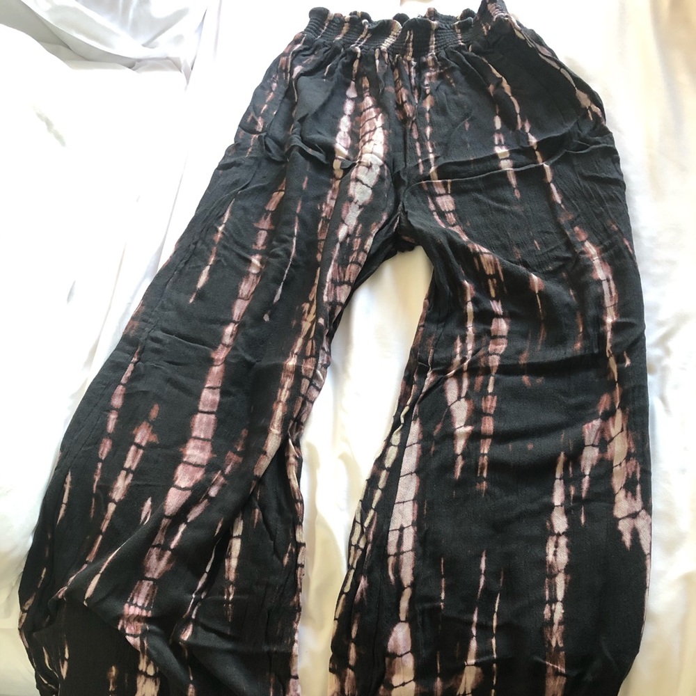 Tie dye flowy pants from urban outfitters